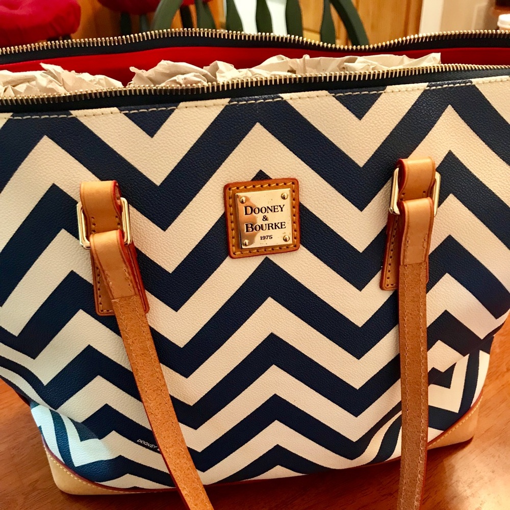 Dooney and Bourke Chevron Tote